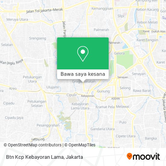 Peta Btn Kcp Kebayoran Lama