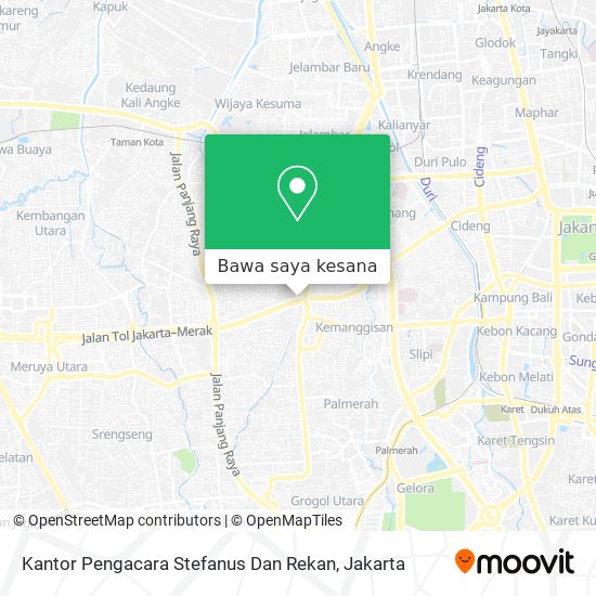 Peta Kantor Pengacara Stefanus Dan Rekan