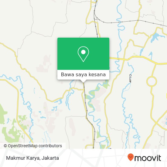 Peta Makmur Karya, Jalan Lembah Hijau Taya Bojong Gede