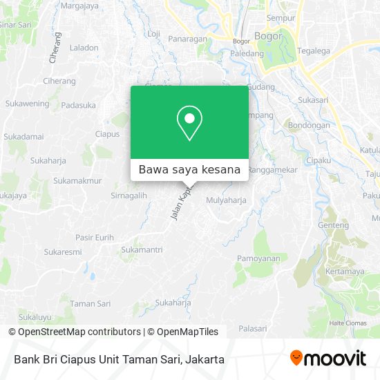 Peta Bank Bri Ciapus Unit Taman Sari