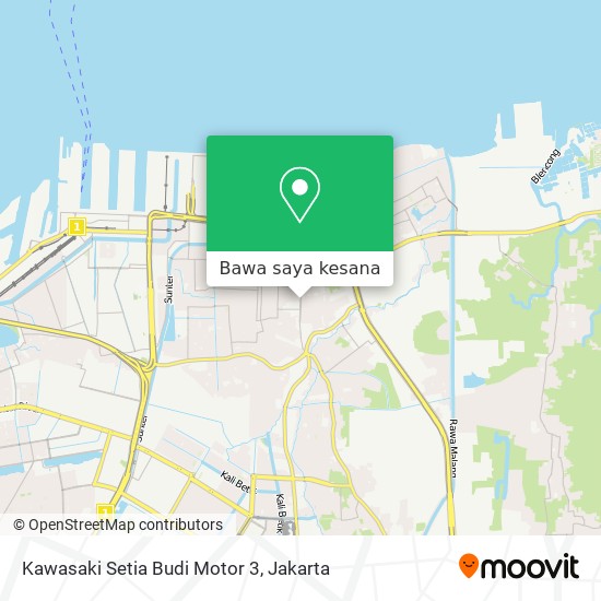 Peta Kawasaki Setia Budi Motor 3