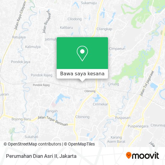 Peta Perumahan Dian Asri II