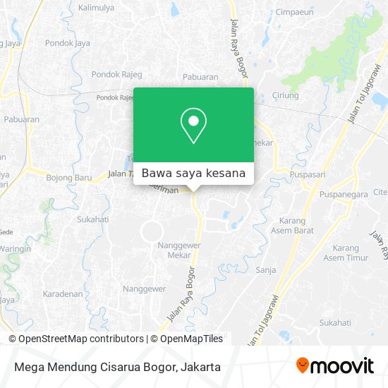 Peta Mega Mendung Cisarua Bogor