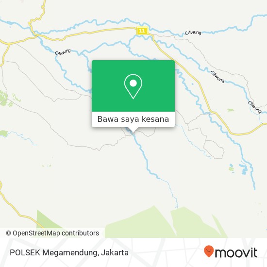 Peta POLSEK Megamendung, Jalan Cikopo Selatan