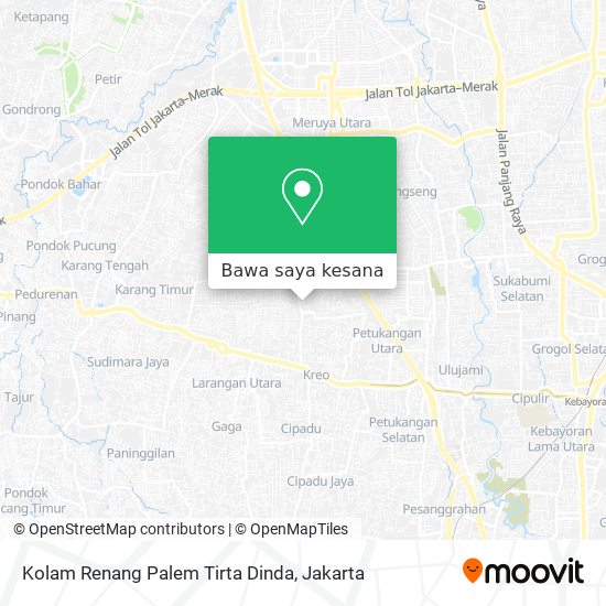 Peta Kolam Renang Palem Tirta Dinda