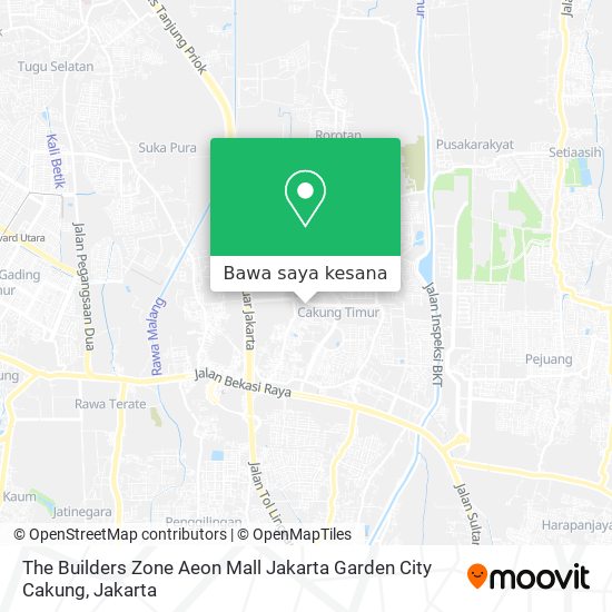 Peta The Builders Zone Aeon Mall Jakarta Garden City Cakung