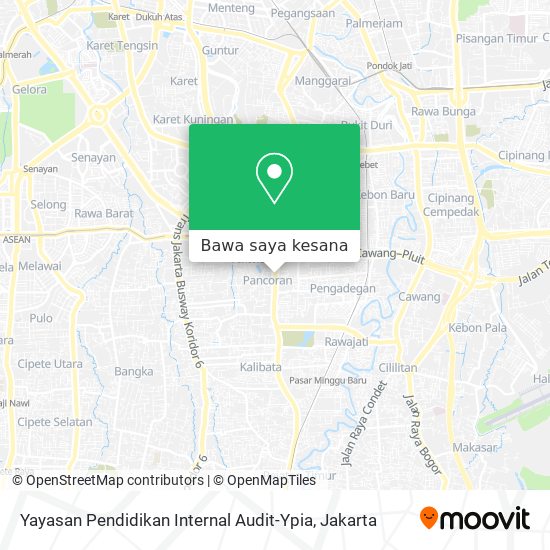 Peta Yayasan Pendidikan Internal Audit-Ypia