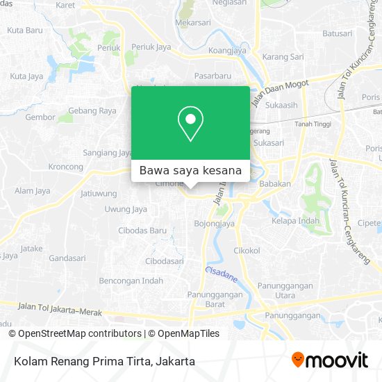 Peta Kolam Renang Prima Tirta