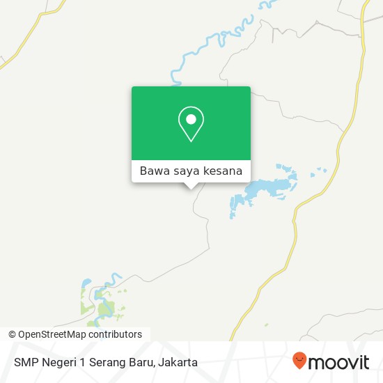 Peta SMP Negeri 1 Serang Baru, Jalan Pagadungan