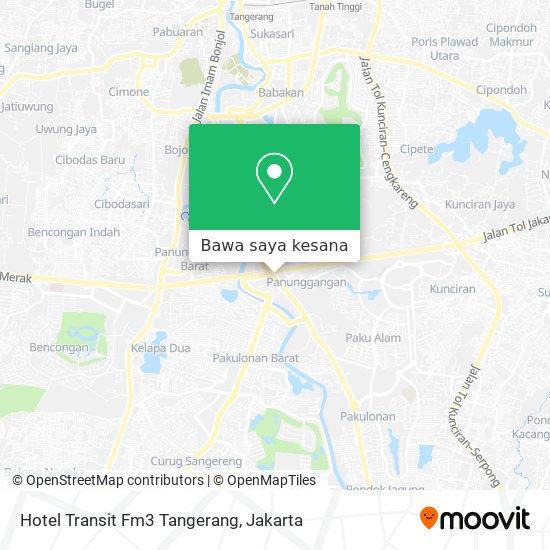 Peta Hotel Transit Fm3 Tangerang