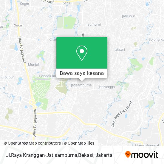 Peta Jl.Raya Kranggan-Jatisampurna,Bekasi