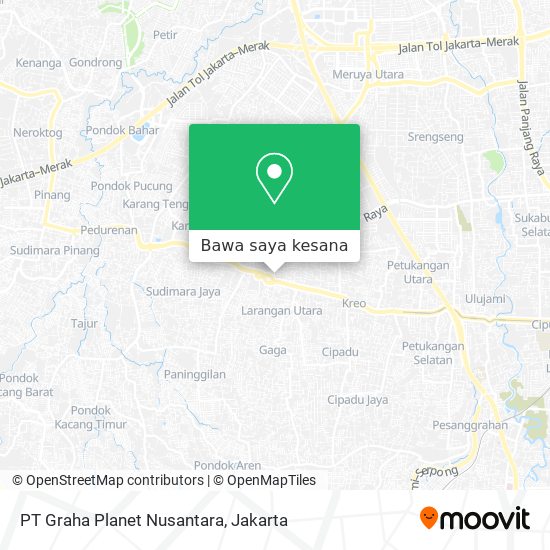Peta PT Graha Planet Nusantara