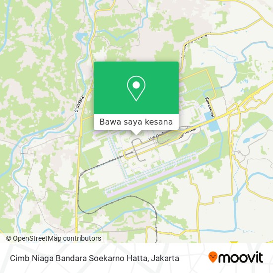 Peta Cimb Niaga Bandara Soekarno Hatta