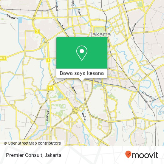 Peta Premier Consult, Jalan K. H. Mas Mansyur Tanah Abang