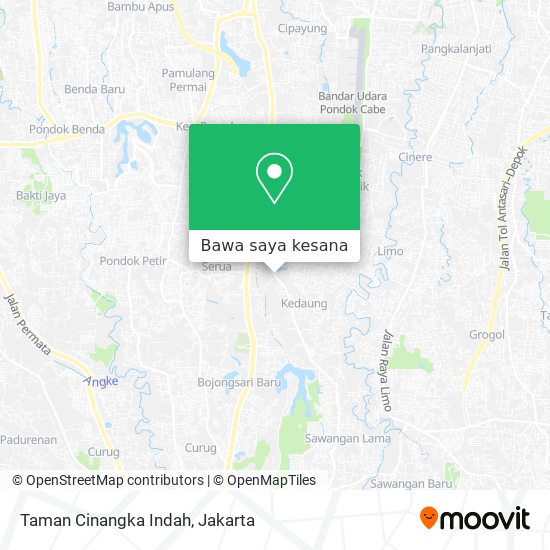 Peta Taman Cinangka Indah