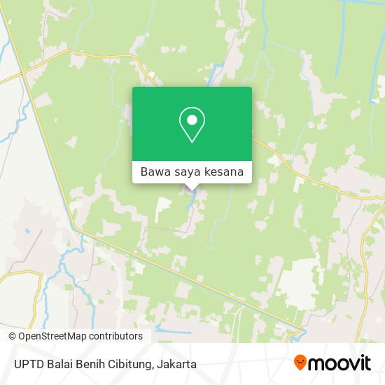 Peta UPTD Balai Benih Cibitung