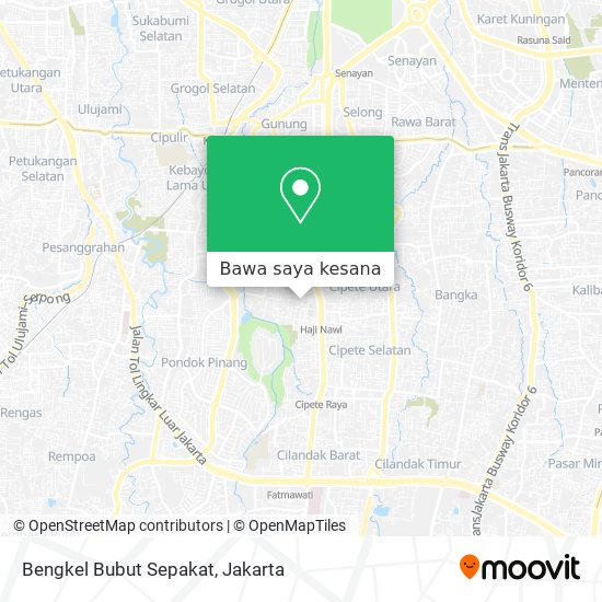 Peta Bengkel Bubut Sepakat