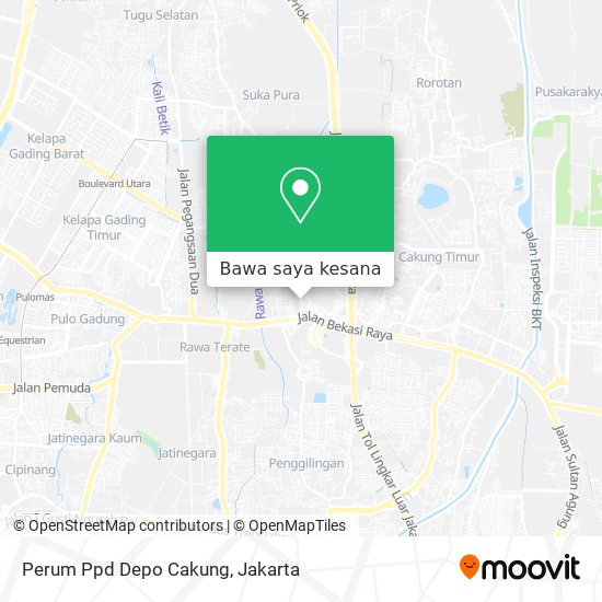 Peta Perum Ppd Depo Cakung