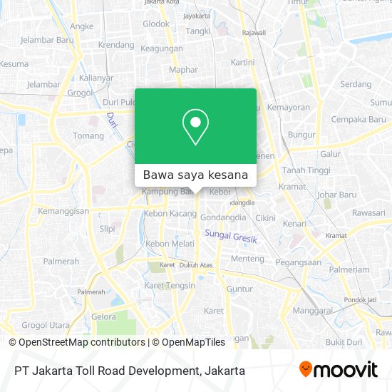 Peta PT Jakarta Toll Road Development