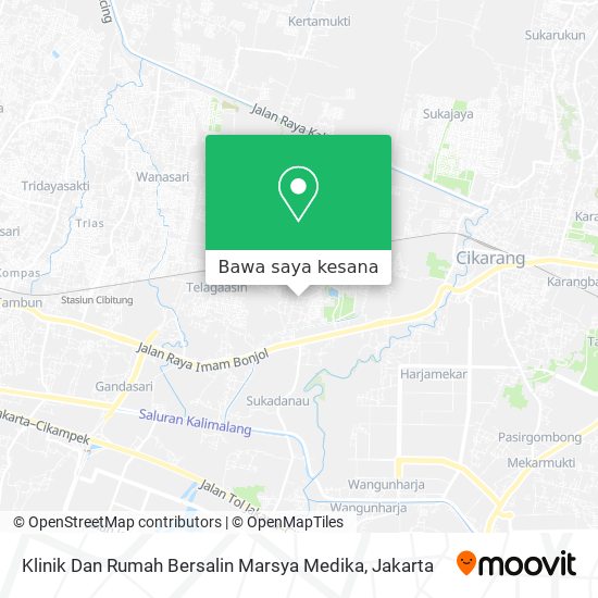 Peta Klinik Dan Rumah Bersalin Marsya Medika