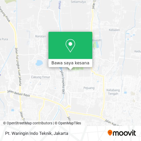 Peta Pt. Waringin Indo Teknik