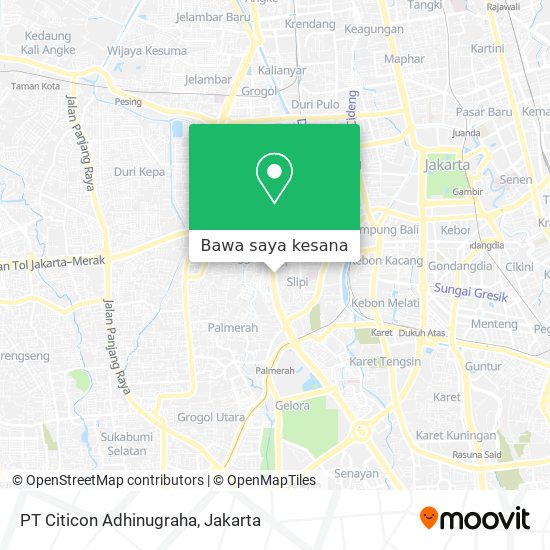 Peta PT Citicon Adhinugraha