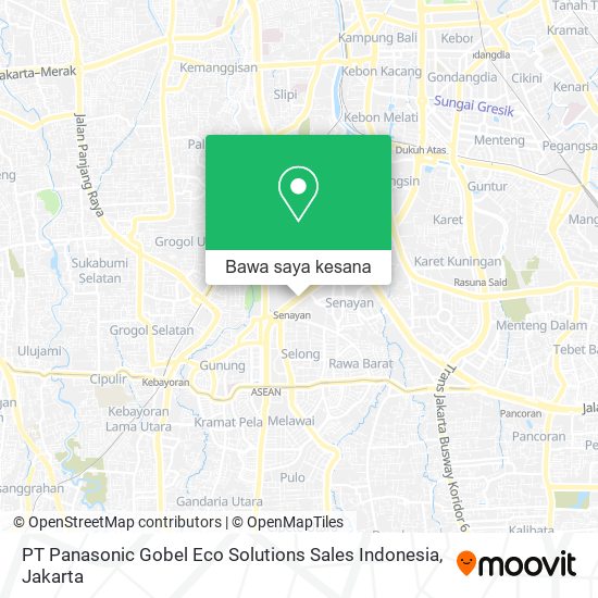Peta PT Panasonic Gobel Eco Solutions Sales Indonesia