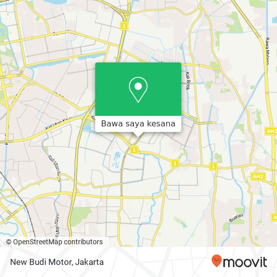 Peta New Budi Motor, Jalan Bulevar Kelapa Gading