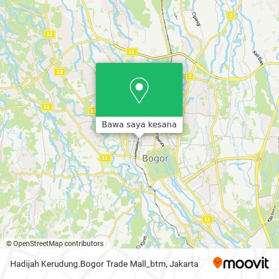 Peta Hadijah Kerudung.Bogor Trade Mall_btm