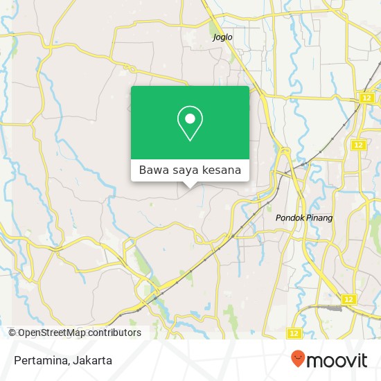 Peta Pertamina, Jalan Ceger Raya