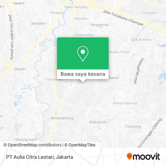 Peta PT Aulia Citra Lestari