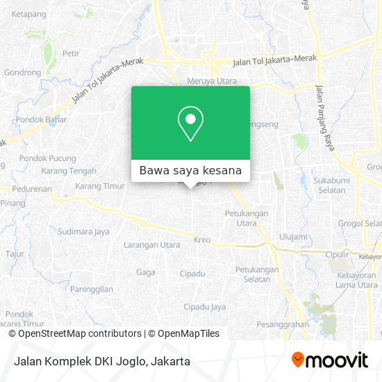Peta Jalan Komplek DKI Joglo