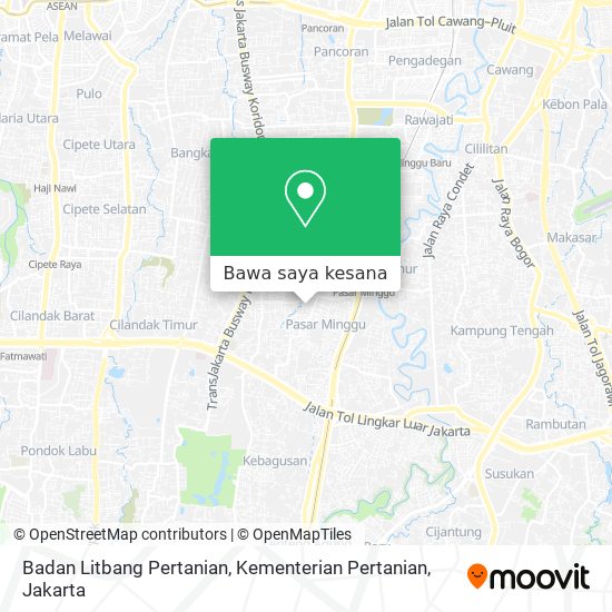 Peta Badan Litbang Pertanian, Kementerian Pertanian