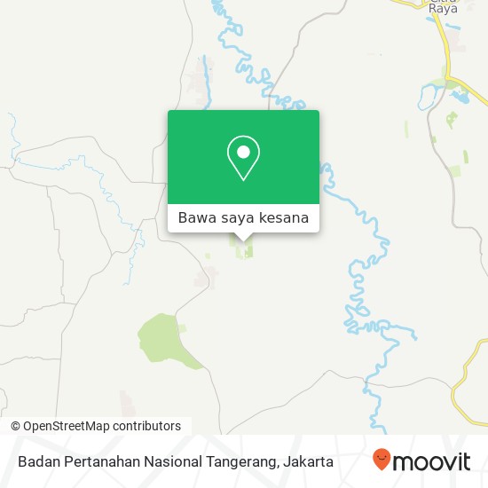 Peta Badan Pertanahan Nasional Tangerang