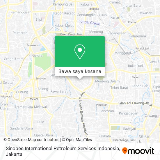 Peta Sinopec International Petroleum Services Indonesia