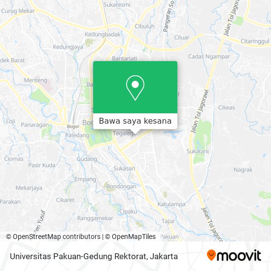 Peta Universitas Pakuan-Gedung Rektorat