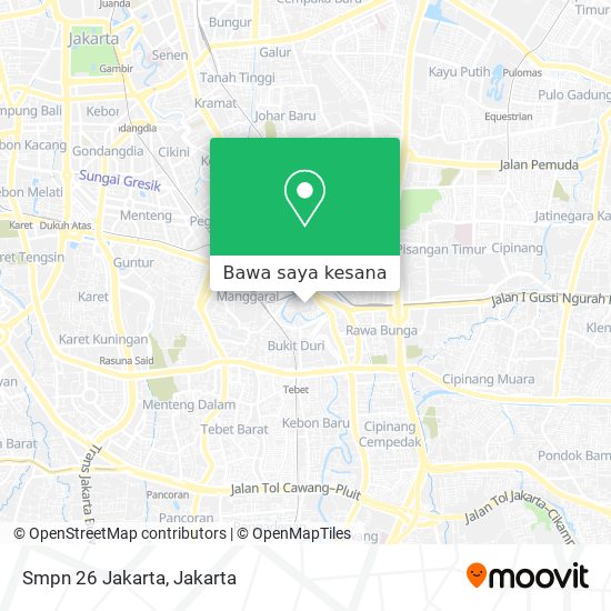 Peta Smpn 26 Jakarta