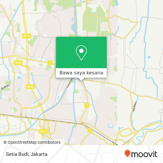 Peta Setia Budi, Jalan Sultan Agung
