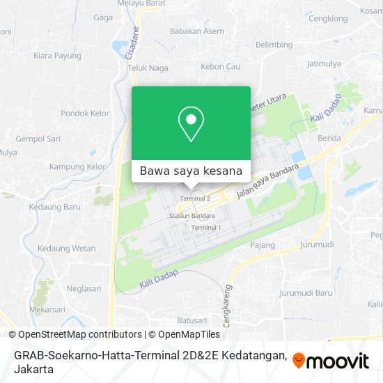 Peta GRAB-Soekarno-Hatta-Terminal 2D&2E Kedatangan