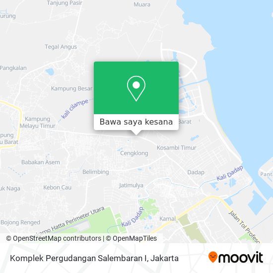 Peta Komplek Pergudangan Salembaran I