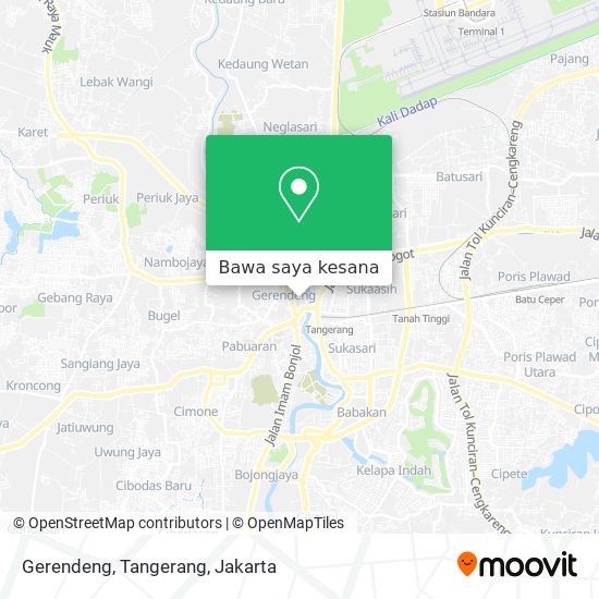 Peta Gerendeng, Tangerang