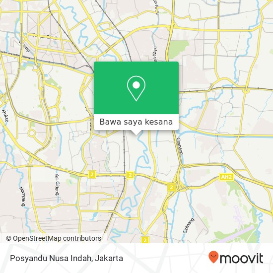Peta Posyandu Nusa Indah, Jalan Kampung Melayu Besar 1
