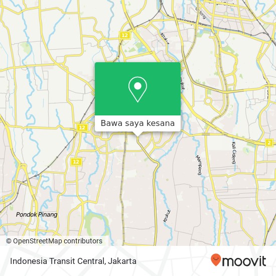 Peta Indonesia Transit Central, Jalan Sultan Hasanudin