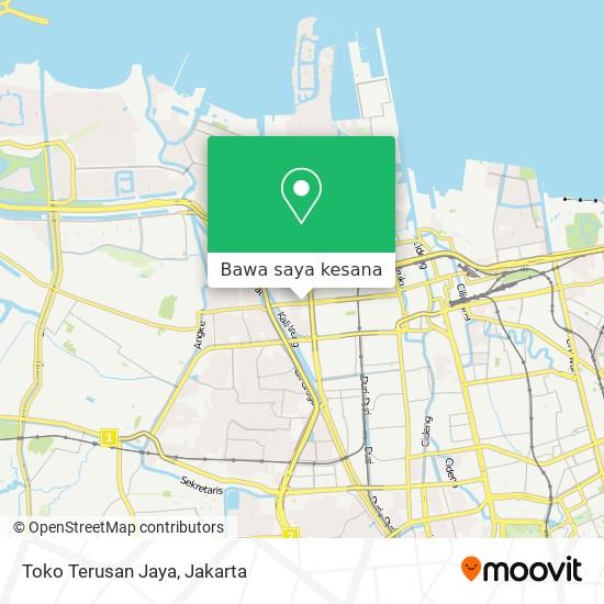 Peta Toko Terusan Jaya