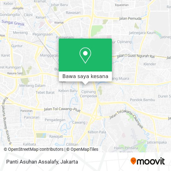 Peta Panti Asuhan Assalafy