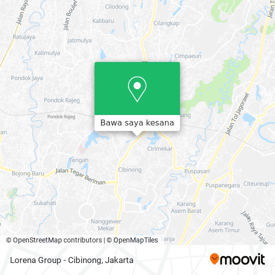 Peta Lorena Group - Cibinong