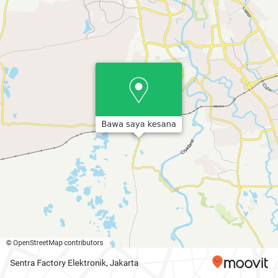 Peta Sentra Factory Elektronik, Jalan Raya Lapan