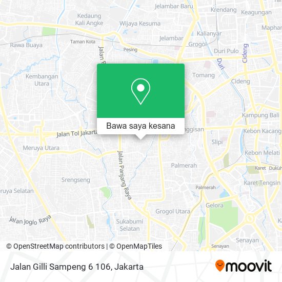 Peta Jalan Gilli Sampeng 6 106