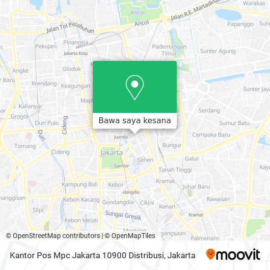 Peta Kantor Pos Mpc Jakarta 10900 Distribusi