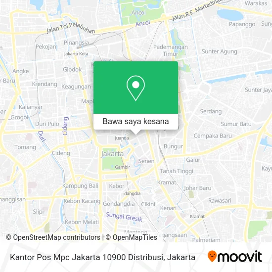 Peta Kantor Pos Mpc Jakarta 10900 Distribusi